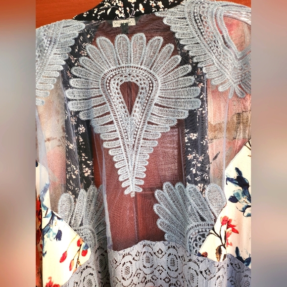 NWT John Mark kimono/topper, size 3X - Picture 4 of 9